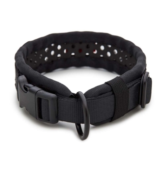 SOFTY Halsband | Länge: 40-46cm | Breite: 3,3cm | Farbe: schwarz/schwarz